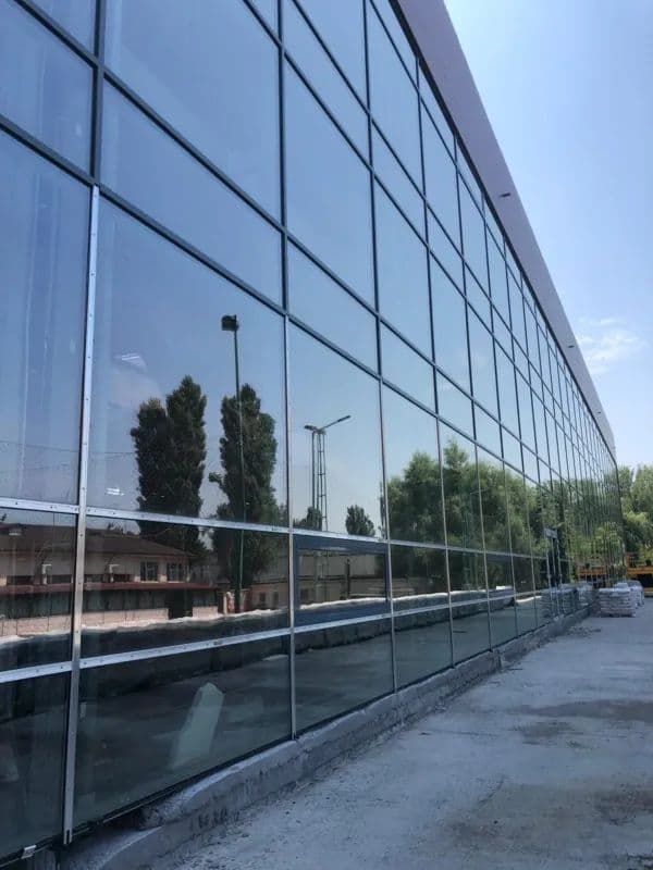 Fațade din aluminiu, detaliu
